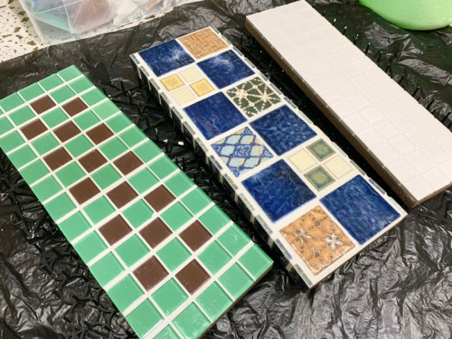【ブログ更新】タイルワークして作ったもの