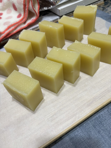 【ブログ更新】久しぶりに石鹸作り