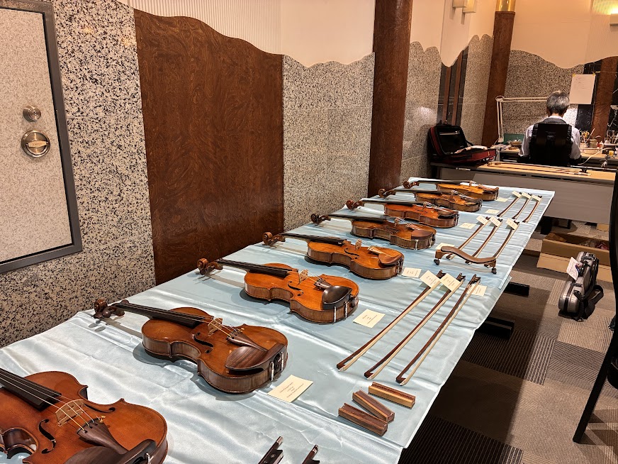 楽器屋さんの展示会