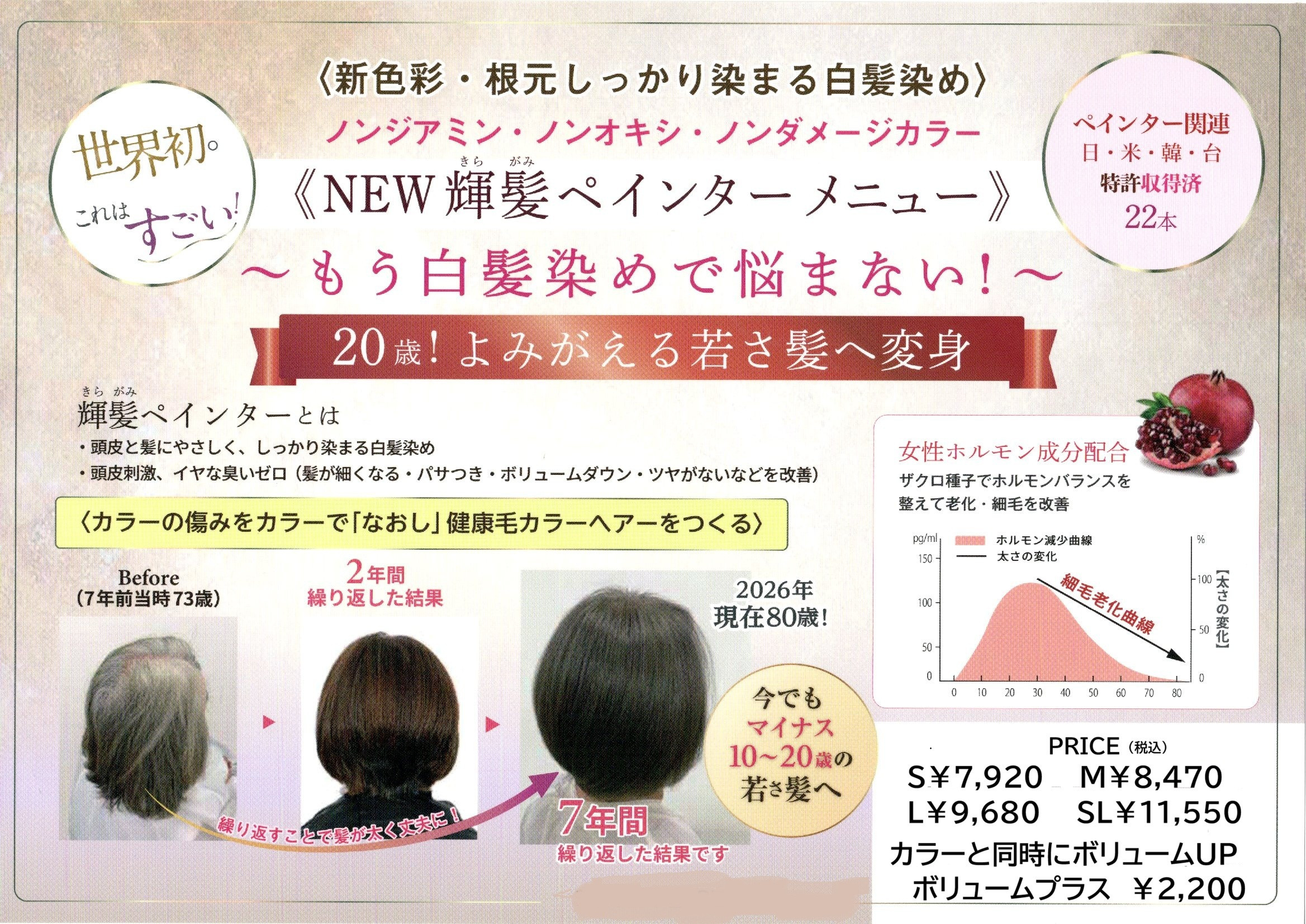 もう白髪染めで悩まない！