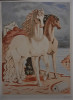 キリコ「海岸の二頭の馬」211216.JPG