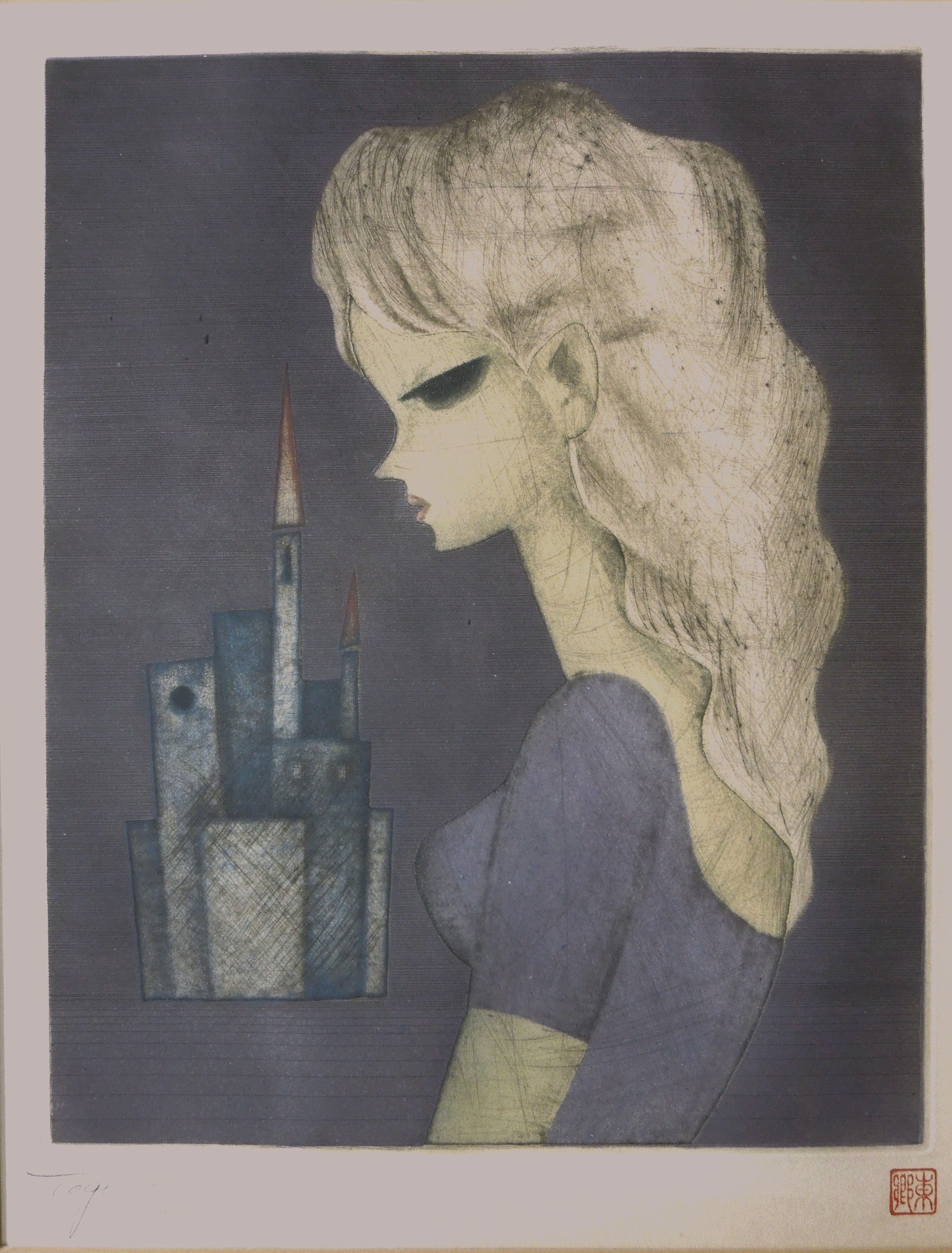 東郷青児「女性像」 - ギャラリー宵待