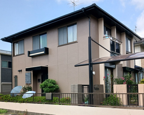 合志市h様邸　外壁塗装&屋根塗装完了！リピート工事ありがとうございました