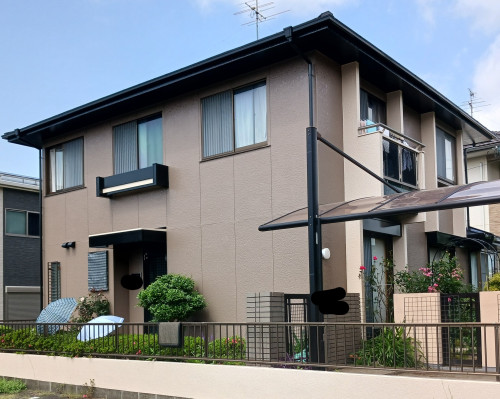 合志市h様邸　外壁塗装&屋根塗装完了！リピート工事ありがとうございました