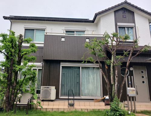 合志市w様邸　外壁塗装始まりました！