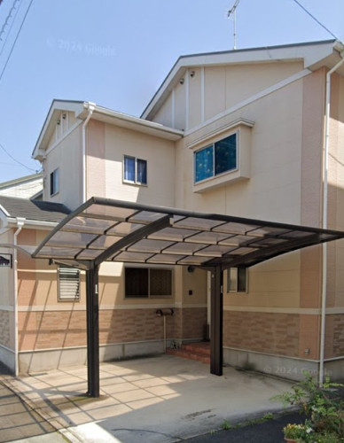 東区w様邸　外壁、屋根塗装準備中