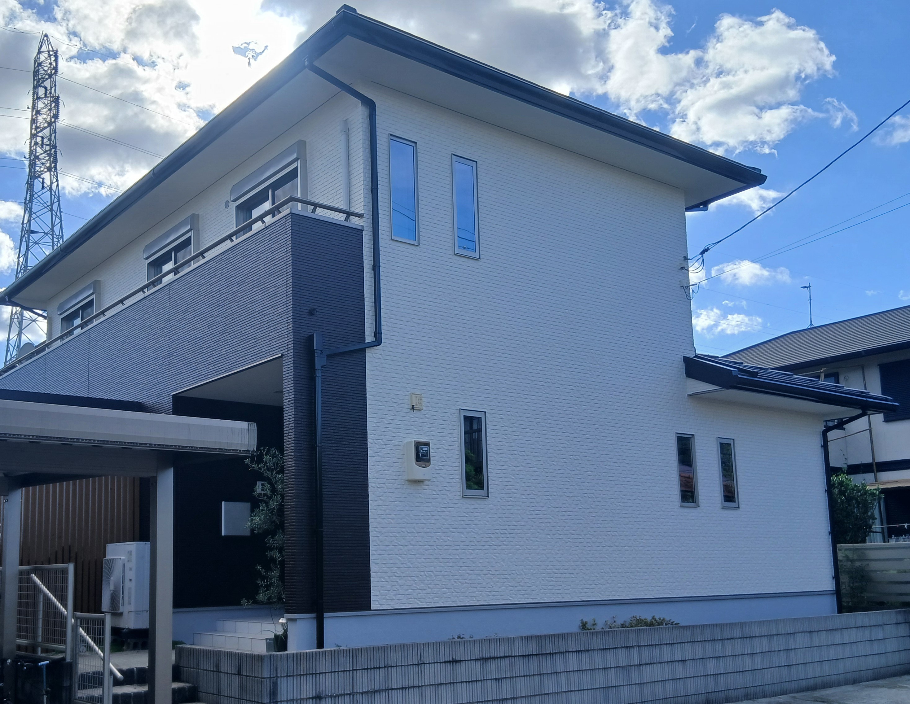 合志市s様邸　外壁塗装始まりました！