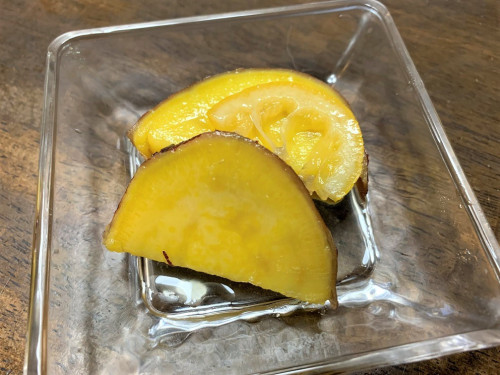 サツマイモのレモン煮.JPG