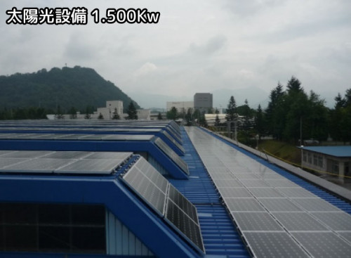 太陽光設備1.500Kw