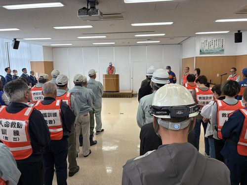 令和7年度大和町地域防災訓練に出席しました