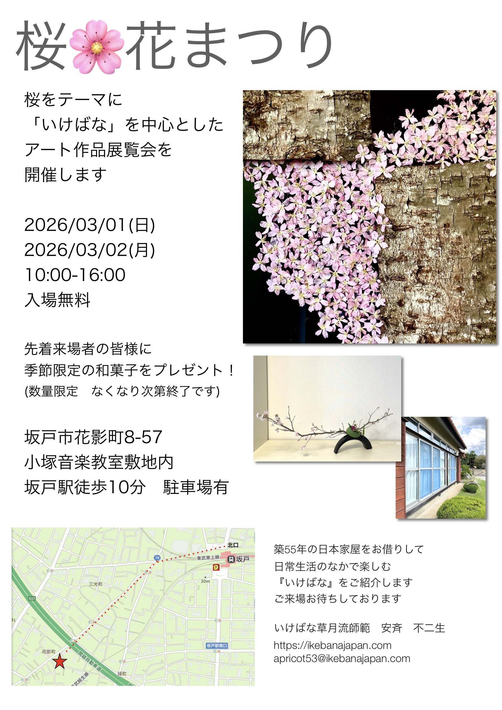 桜🌸花まつり　開催