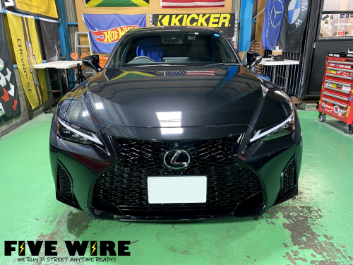 新車レクサスIS300hにオーサーアラームIGLA！