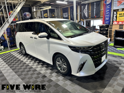 40アルファードにIGLA ALARM＆KEYLESS BLOCK！