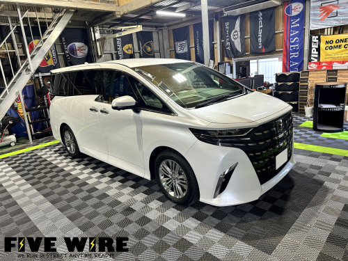 40アルファードにオーサーIGLA ALARM！