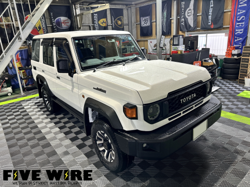 再々販ランクル70に最上級Grgoセキュリティ！