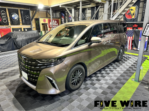 40アルファードにAUTHORイグラアラーム！