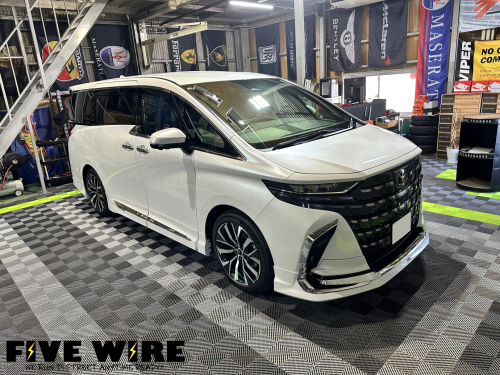 40アルファードにAUTHORイグラアラーム！