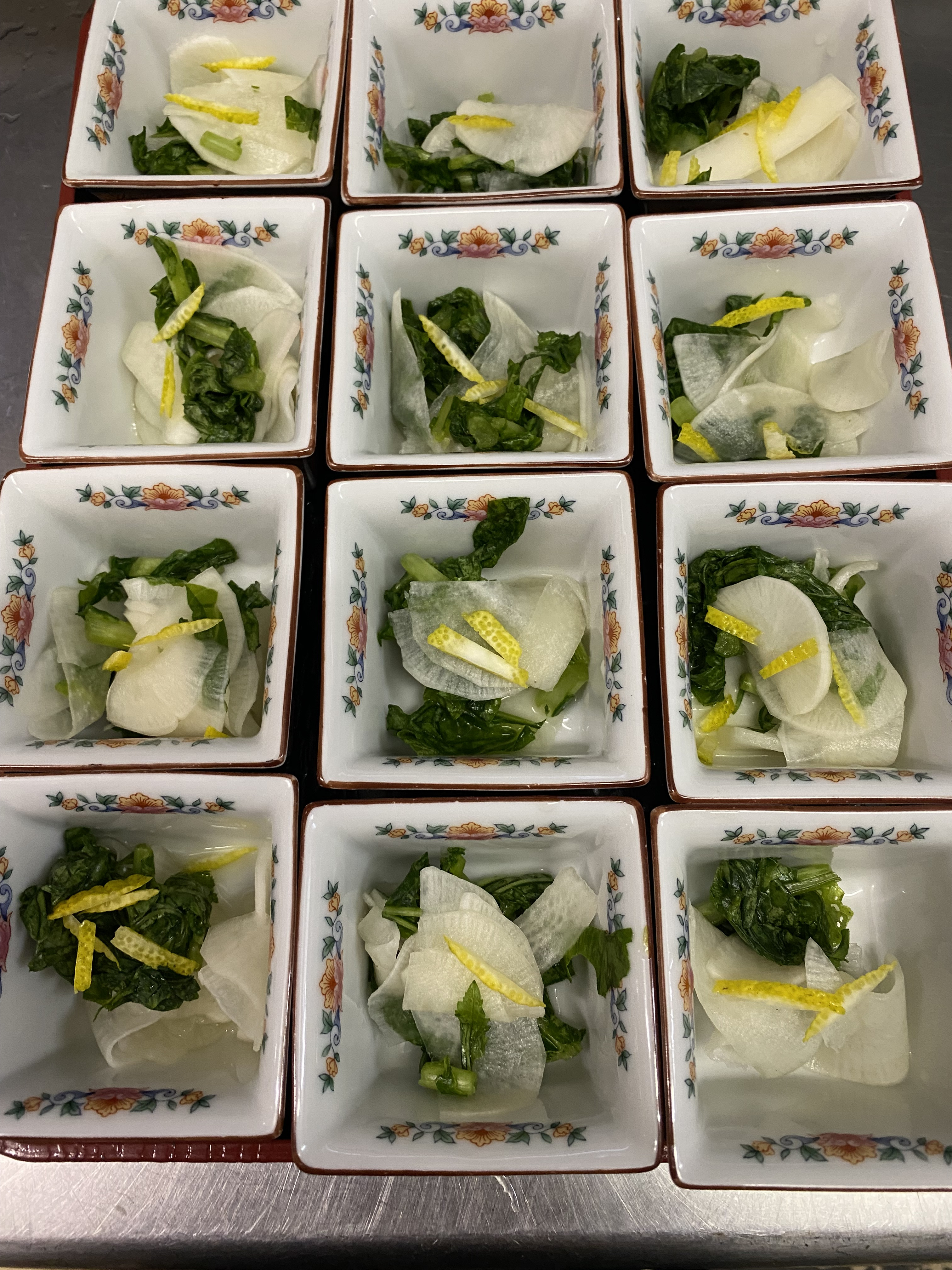 大根の切り漬物