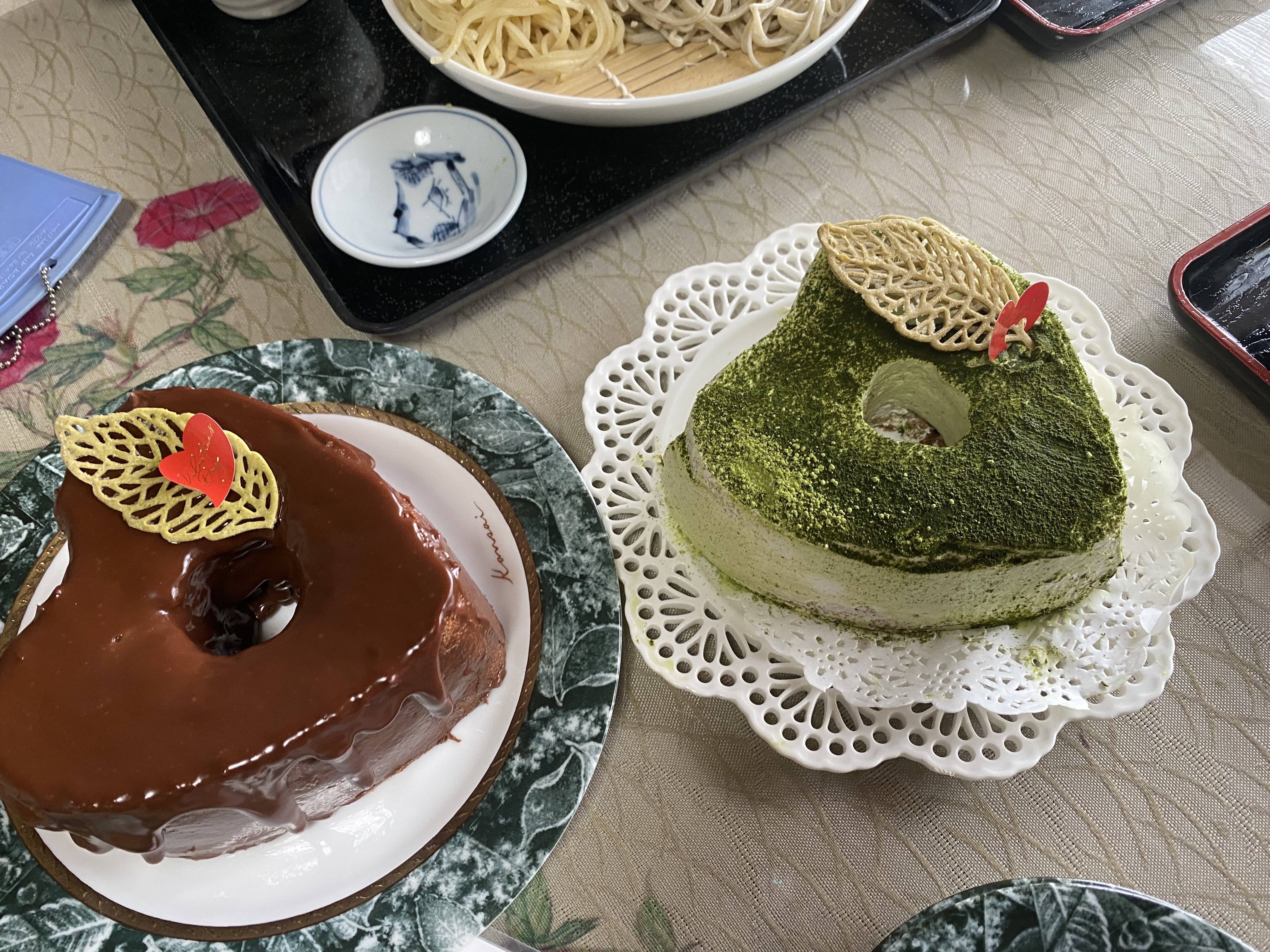 ハート❤️そばシフォン