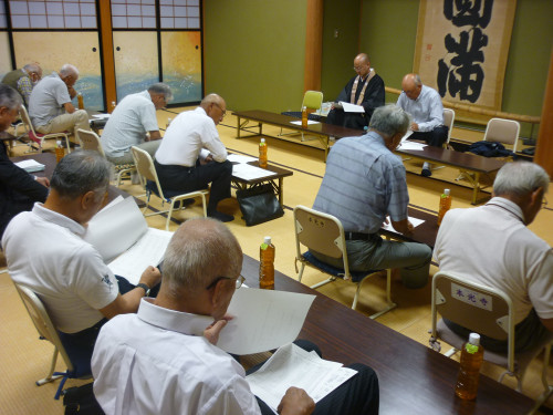 報恩講打合せ会
