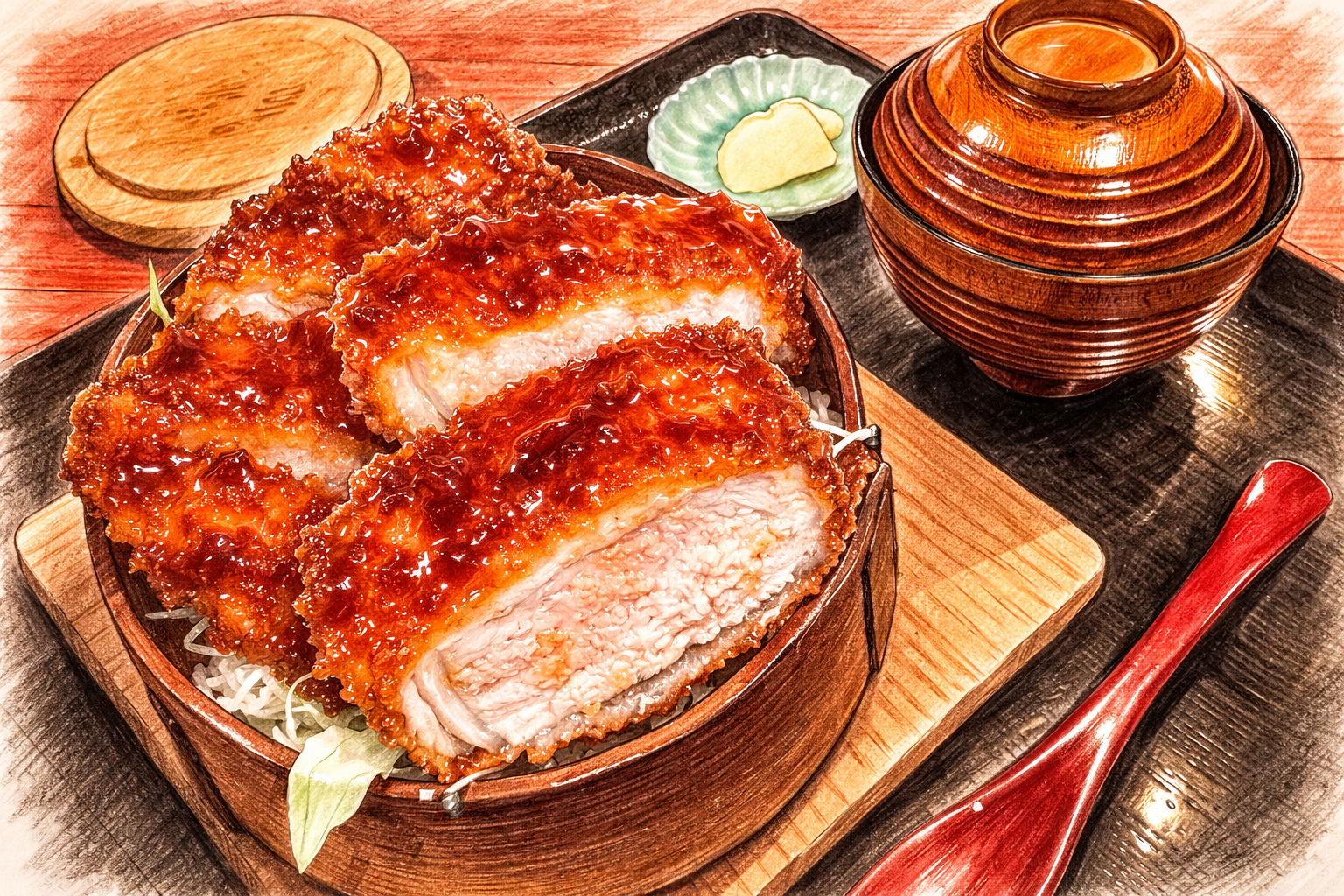 ソースカツ丼