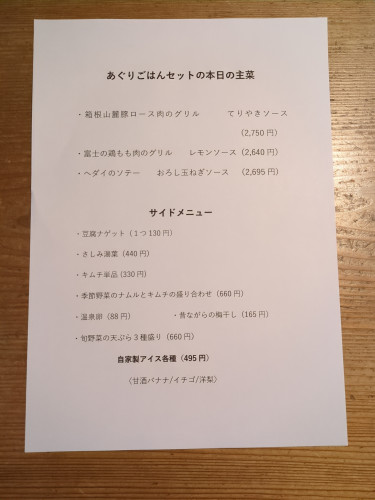2月6日(金)の日替わりメニューです。