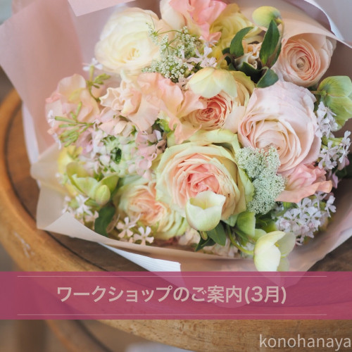 3月ワークショップのおしらせ