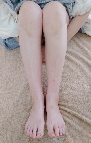  【泡もこ170分ご感想】ふかふか足裏になって、筋が見える足の甲に満足しています♪