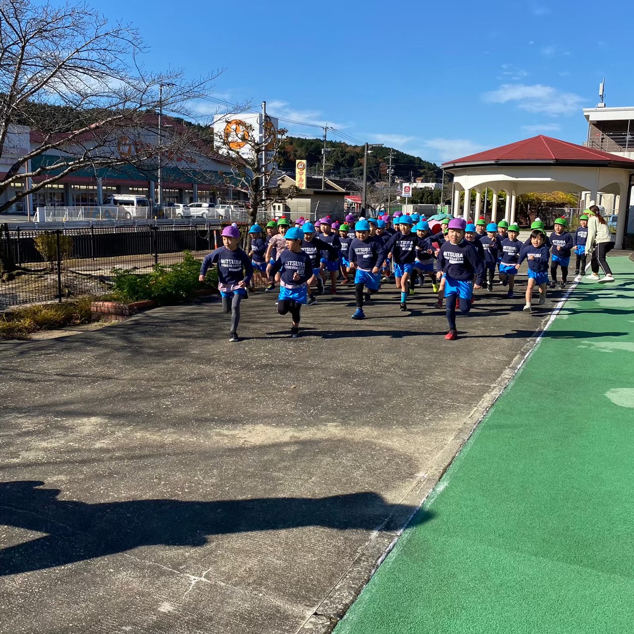未来館マラソン　年長組