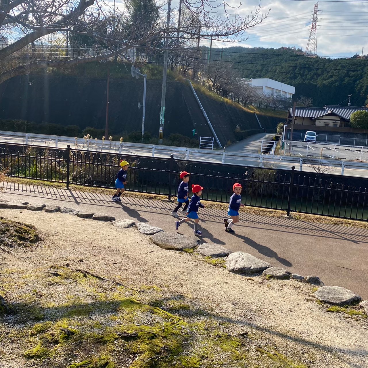 未来館マラソン　年少組