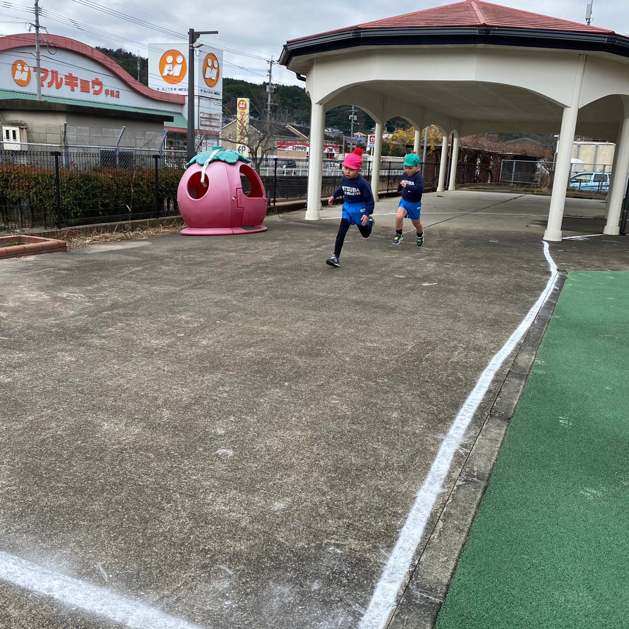 未来館マラソン　年中組