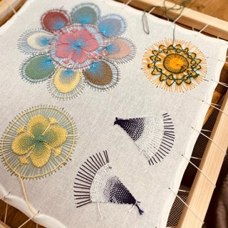 ニャンドゥテイ刺繍ワークショップ