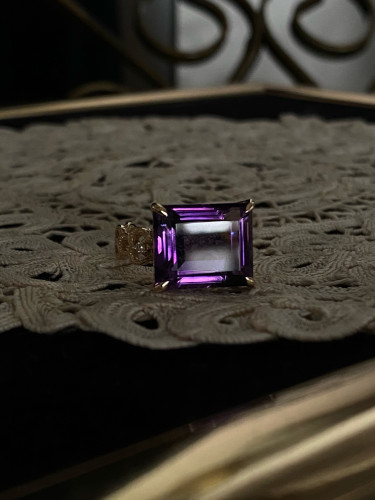 バイカラーアメシスト