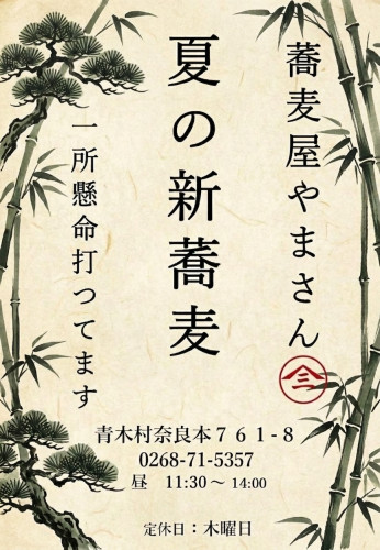 夏の新蕎麦