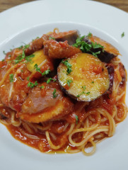今週の季節のパスタ（トマトソース）　8/28~8/30