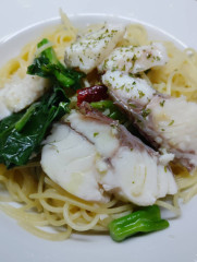 今週の季節のパスタ（ペペロンチーノ）　8/28~8/30