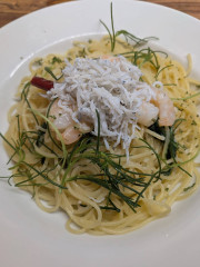 今週の季節のパスタ（ペペロンチーノ）　5/28-6/1