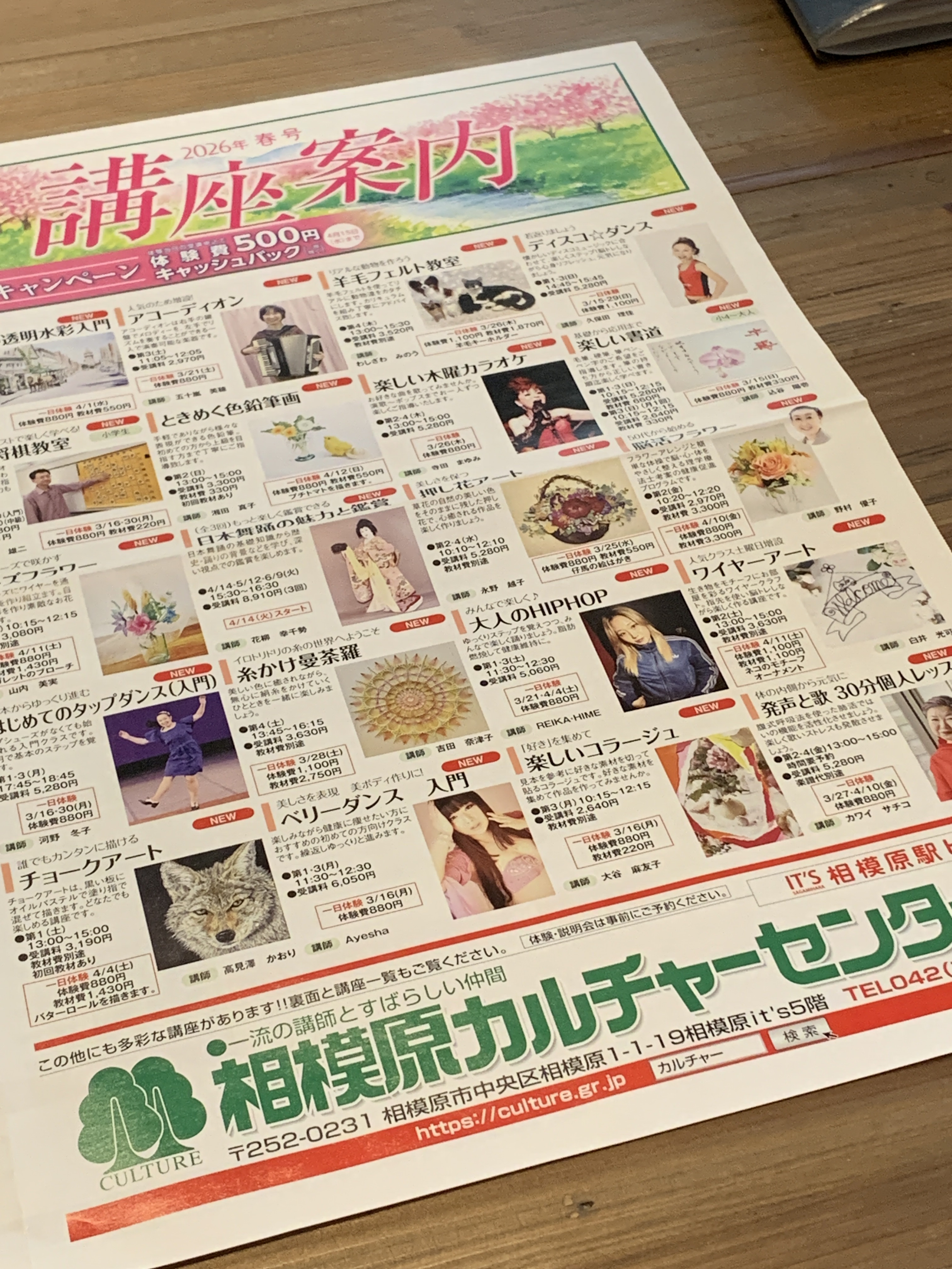 ワイヤーアート(土) 春の新講座 4/11(土)特別体験会のお知らせ