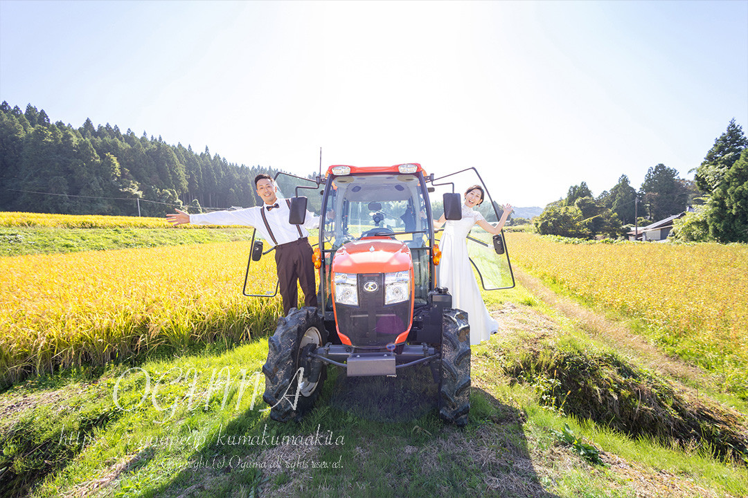 農家さんのブライダルフォト