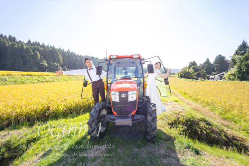 農家さんのブライダルフォト