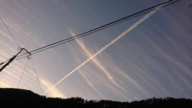 霜月の空