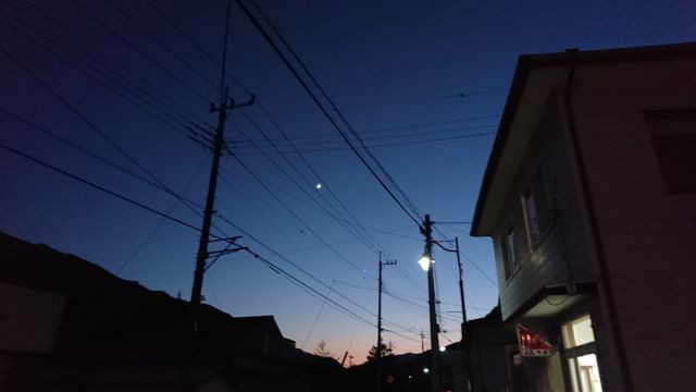 霜月の空