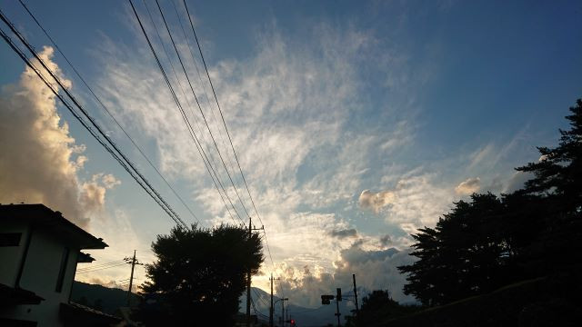 長月の空