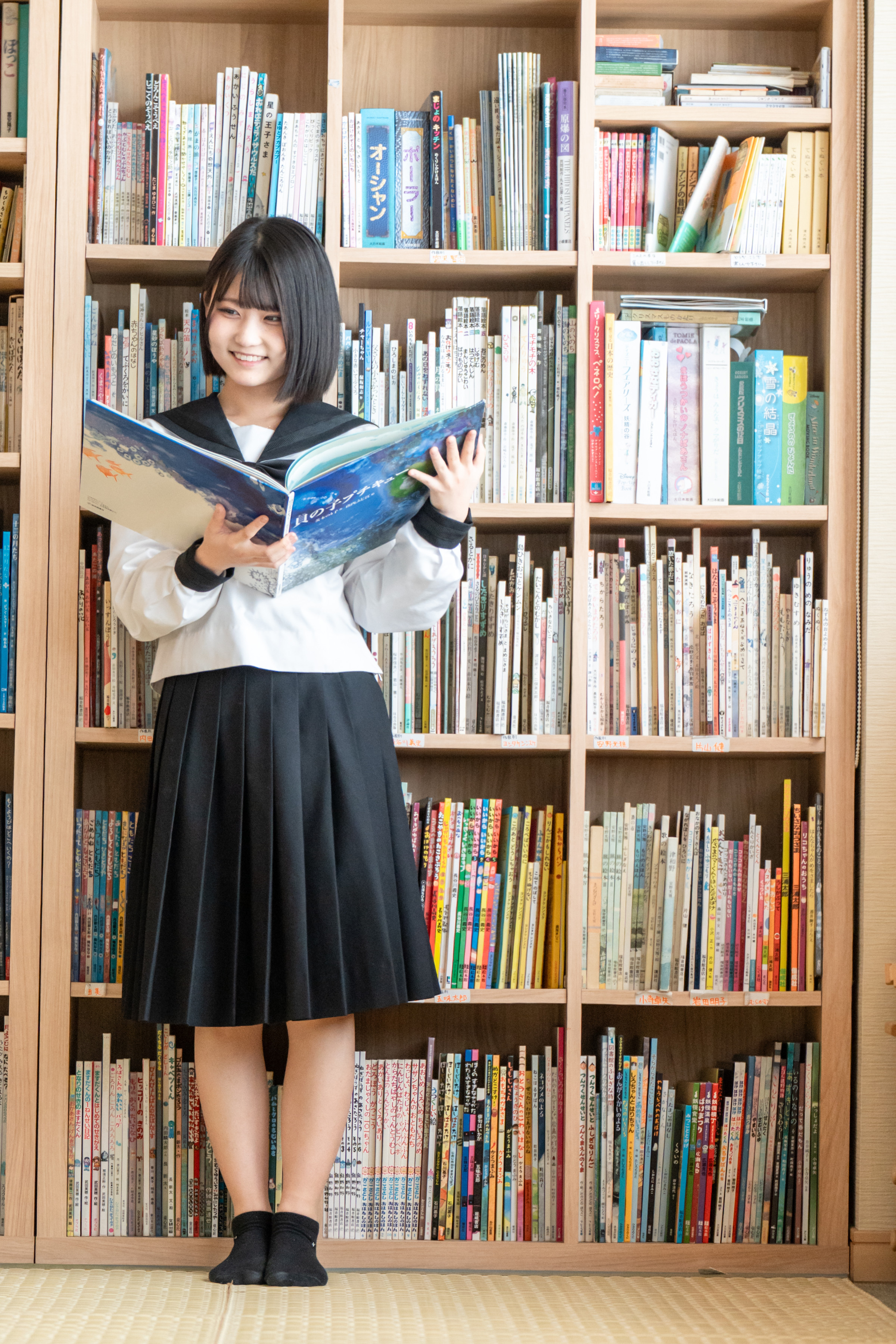 絵本と児童書が3000冊　みょうけんじ文庫　毎週木曜日10時から16時半まで開設しています。詳細はお問い合わせください。