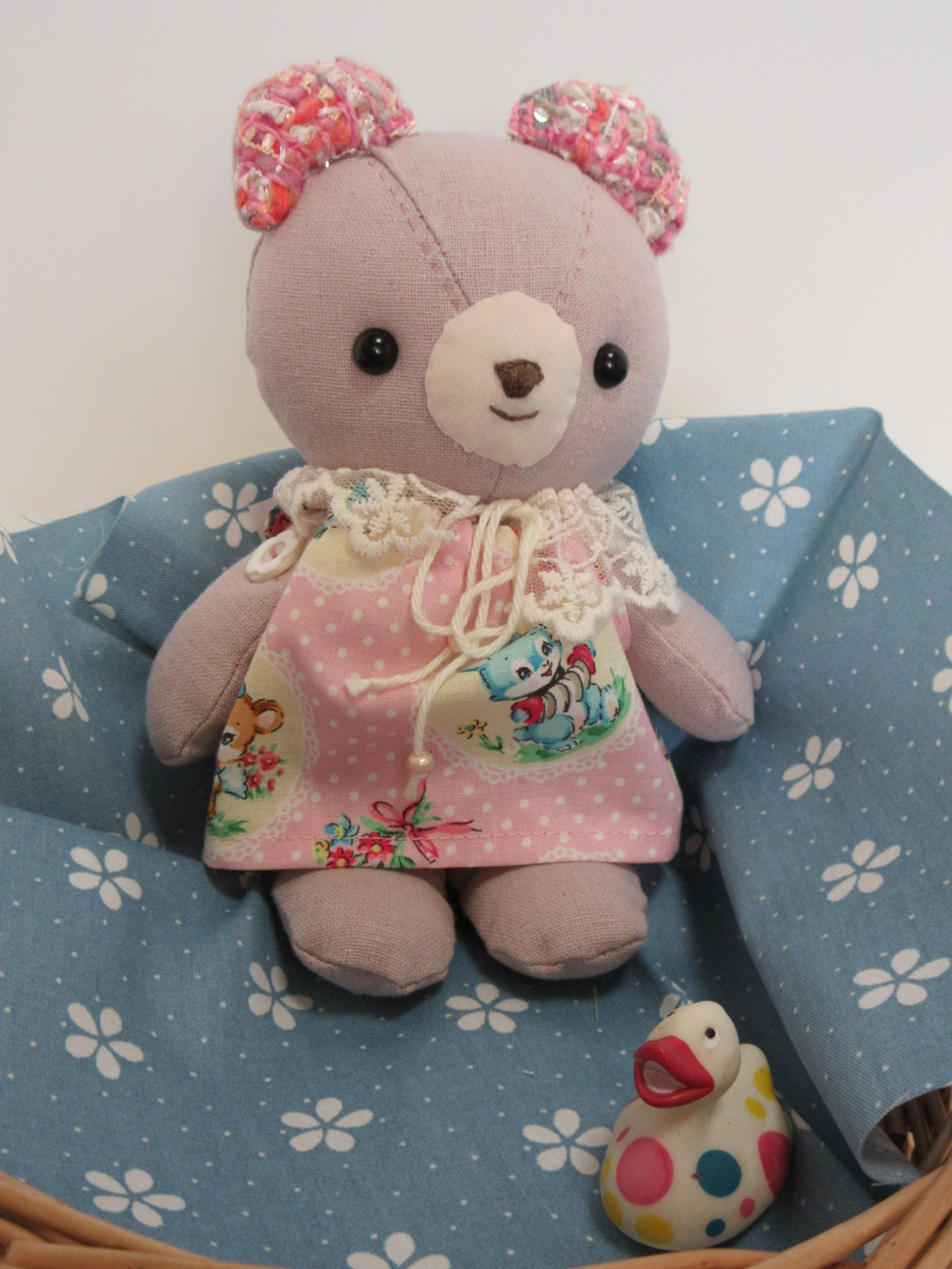 リネンのベア　お家探しスタートです。