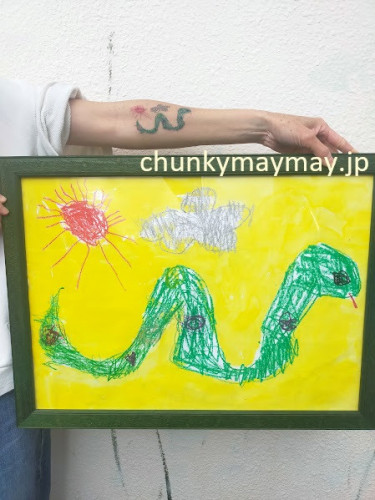 お客様のお子さんの絵