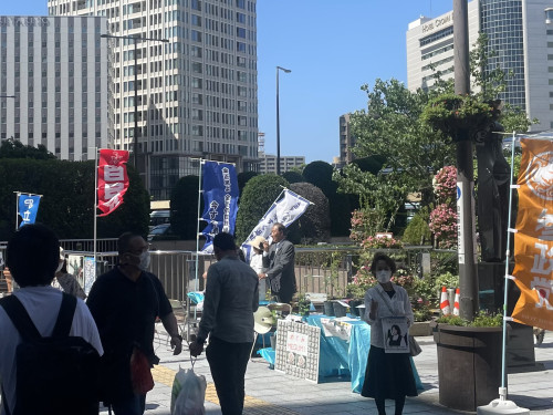 久しぶりに署名活動へ参加