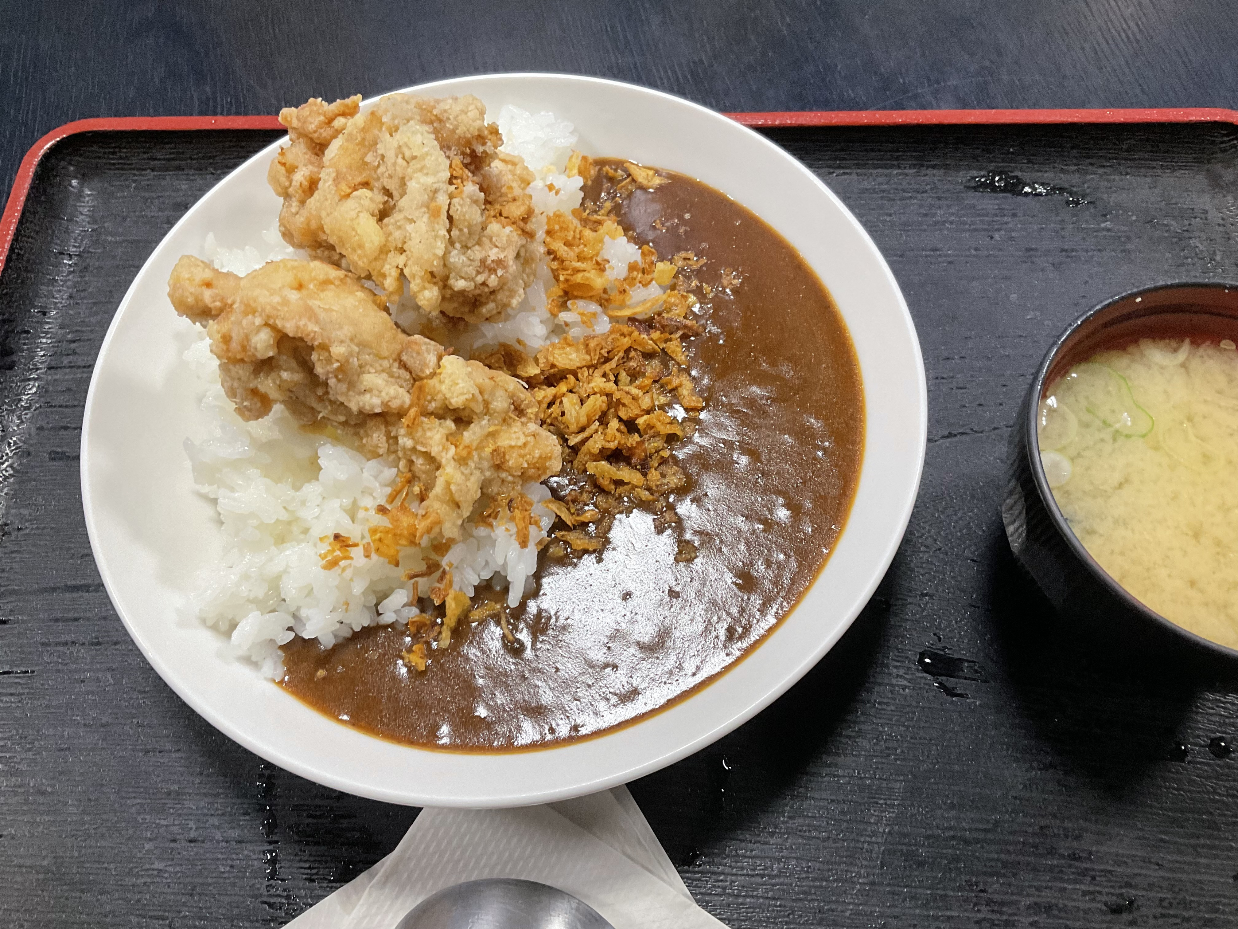 唐揚げカレー2個付き