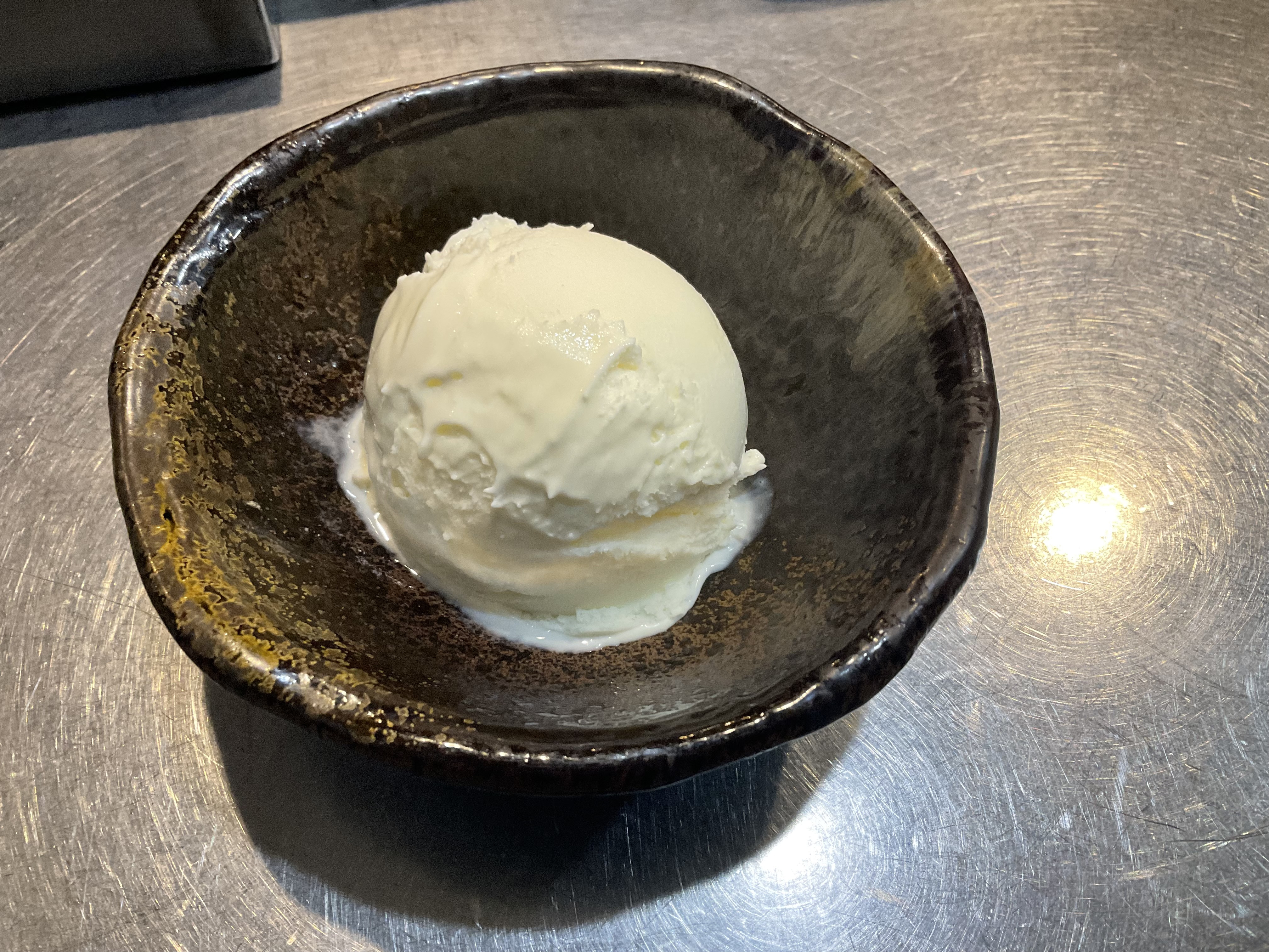 バニラアイス