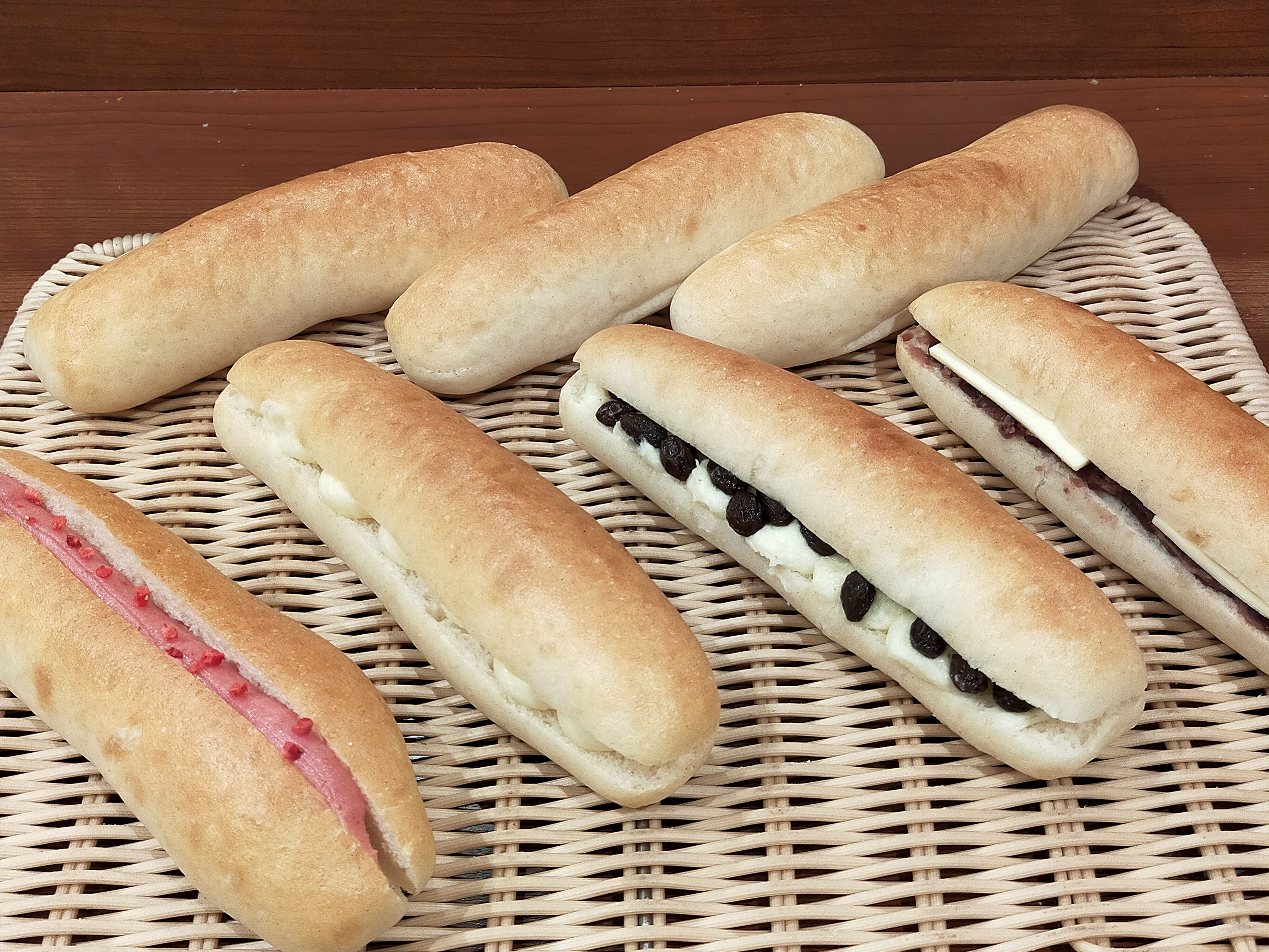 ソフトフランスで作る甘い系パン、勢揃い！
